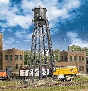 Walthers City Water Tower - Kit - 2-3/8 x 2-3/8 x 7 N Scale Model Railroad Building Accessory #3815