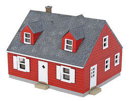 Walthers Cape Cod House Kit N Scale Model Railroad Building #3839
