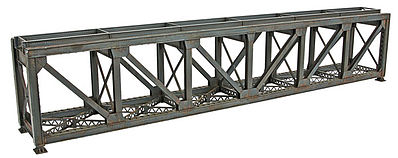 Walthers 109 Single-Track Pratt Deck Truss Railroad Bridge Kit HO Scale Model Railroad Bridge #4520