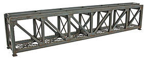 Walthers 109' Single-Track Pratt Deck Truss Railroad Bridge Kit HO Scale Model Railroad Bridge #4520