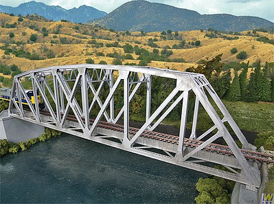 Walthers 143 Single-Track Railroad Arched Pratt Truss Bridge Kit - 23 x 3-1/16 x 5-1/4 58.4 x 7.7 x 13.3cm