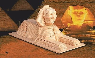 Wood-3D The Sphinx (9 Long) Wooden 3D Jigsaw Puzzle #1411
