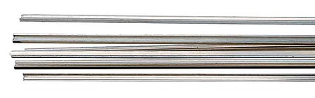 Walthers-Track Code 100 Nickel Silver Rail pkg(17) Each section - 36  0.9m long; 51 15.5m total length