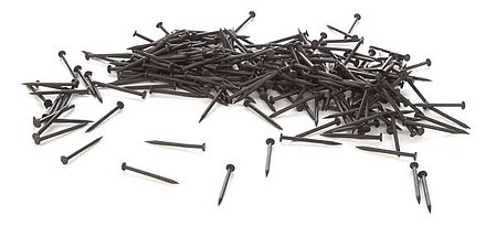 Walthers-Track Blackened Track Nails Approximately 300 per Pack - 0.7oz 20g Fits Code 83 & Code 100 - N-Scale