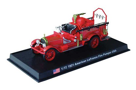 William-Tell American LaFrance Pumper - Assembled Milwaukee, Wisconsin, 1921 (red) - 1/72 Scale