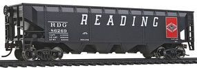 Walthers-Trainline Offset Hopper Ready to Run Reading Model Train Freight Car HO Scale #1422
