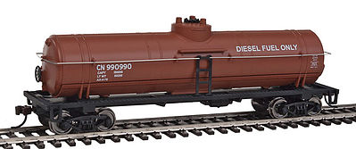 Walthers-Trainline Tank Car Ready to Run Canadian National Boxcar Red HO Scale Model Train Freight Car #1445
