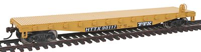 Walthers-Trainline Flatcar Ready to Run TTX Model Train Freight Car HO Scale #1463