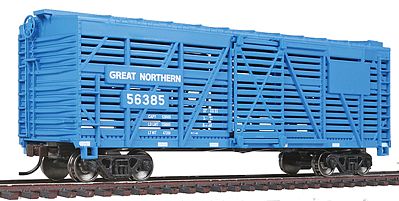 Walthers-Trainline 40 Stock Car Ready to Run Great Northern Model Train Freight Car HO Scale #1686