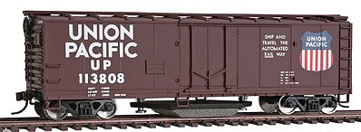 Walthers-Trainline 40 Plug Door Track Cleaning Boxcar Union Pacific(R) Model Train Freight Car HO Scale #1756