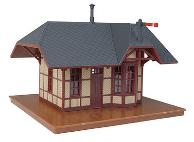 Walthers-Trainline Victoria Springs Station Assembled Model Railroad Building HO Scale #811