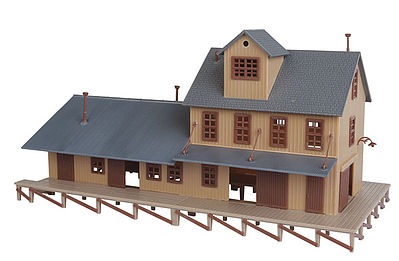 Walthers-Trainline Iron Ridge Freight Station Kit Model Railroad Building HO Scale #905
