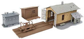 Walthers-Trainline Trackside Tool Buildings Kit Model Railroad Building HO Scale #909