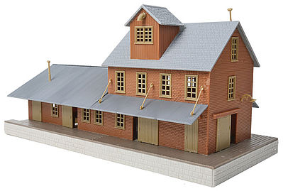 Walthers-Trainline Brick Freight House Kit HO Scale Model Railroad Building #918