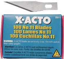 X-acto No.11 Classic Fine Point Blade (100/Bulk)