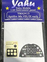 Yahu 1/24 Yahu Instrument Panel for Spitfire Mk. VIII/IX Early