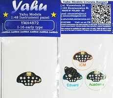 Yahu 1/48 Yahu Models I-16 Early - Instrument Panel