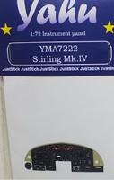 Yahu Stirling Mk IV Instrument Panel for ITA Plastic Model Aircraft Accessory 1/72 Scale #7222