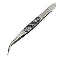 Zona Stainless Curved Point Tweezers Hobby and Model Clamp Tweezer #37548