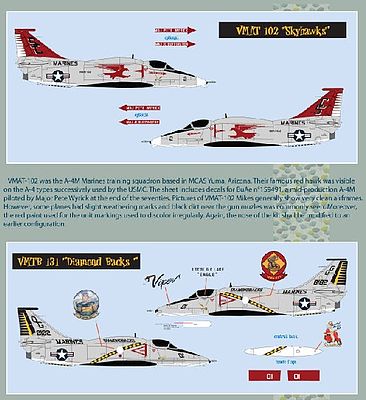Zotz 1/32 decal A-4M Skyhawks for Trumpeter - ZTZ32-054