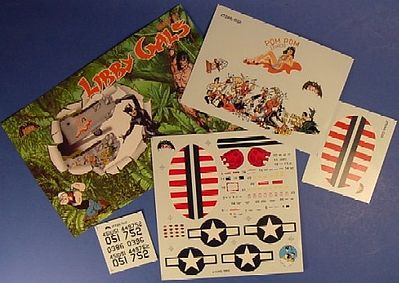 Zotz Libby Gals Pt.4 Plastic Model Aircraft Decal 1/72 Scale #72032