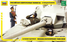 Zvezda Russian Tank Crew Parade Plastic Model Military Figure Kit 1/35 Scale #3685