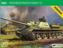 Zvezda Soviet Su85 Tank Destroyer Snap Plastic Model Military Vehicle Kit 1/72 Scale #5062