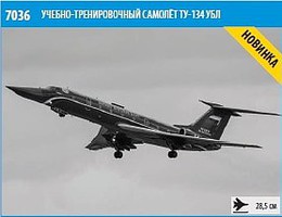 Zvezda Tu134 UBL Training Aircraft Plastic Model Airplane Kit 1/144 Scale #7036