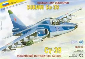Zvezda Sukhoi SU-39 Russian Tank Destroyer Plastic Model Airplane Kit 1/72 Scale #7217
