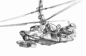 Kamov KA50 SH Night Hunter Helicopter