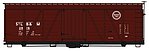 36' Fowler Wood Boxcar StLB&M