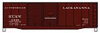 40' Double Door Boxcar Kit Lackawanna #11436