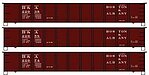41' Steel Gondola Boston & Albany 3 car set