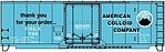 40' Insulated Steel Boxcar kit ACC COLX #729