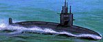 Setoshio (Yushio Class) Submarine (D)