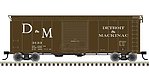 40' Postwar Box Car Detroit & Mackinac #3133
