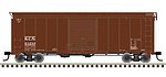 40' Postwar Box Car Kansas City Southern #21233