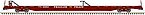 ACF 89' F89-J Flatcar Trailer-Train #601009