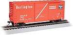 40' Hi-Cube Boxcar Burlington #19826