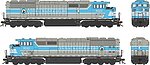 GMD SD40-2f Central Maine & Quebec #9023 DCC