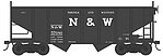 55 ton Fishbelly Hopper Norfolk & Western #57231
