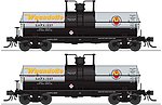 6,000 gallon Tank Car Wyandotte Chemicals 2 pack
