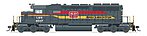 EMD SD40-2 Family Lines L&N #8037 DCC