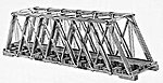 HO用　Campbell HO-Howe Truss Bridge #305 Campbell Howe Truss Bridge