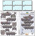 Kit Décalcomanies Echelon 1/35 - BMP1P & BMP2D - Guerre D’Afghanistan