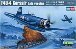 HobbyBoss F4U-4 Corsair Plastic Model Airplane Kit 1/48 Scale #80387