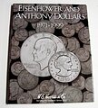 HE-Harris Eisenhower & Anthony Dollars 1971-1999 Coin Folder Coin Collecting Book and Supply #2699