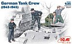 DML German Self-Propelled Gun Crew (4) Plastic Model Military Figure 1/ ...