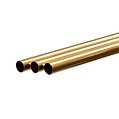 Round Brass Tube .45mm x 11mm x 1m (3)
