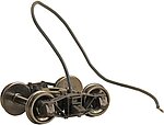 thumbnail interactive-video image 1 of Kadee HO Scale #553 Andrews (1898) Self-Centering Trucks – 2 Pack With 33" Ribbed Back Wheels 1 of 2